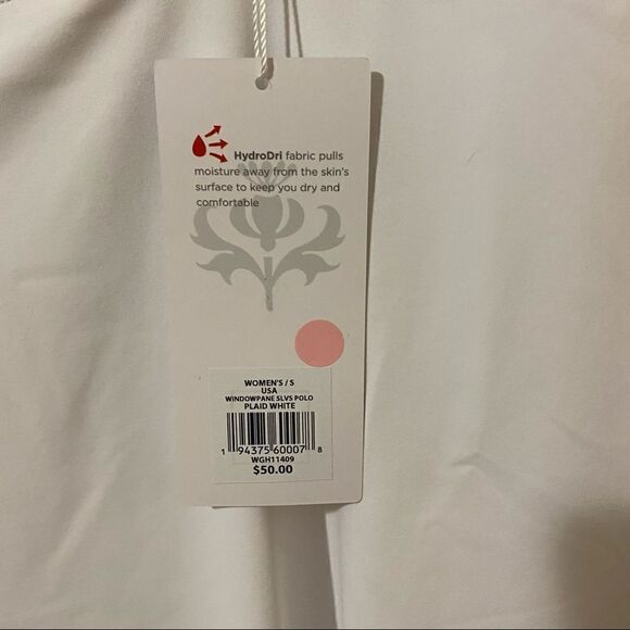 Lady Hagen Women's Windowpane Plaid Sleeveless Golf Polo - Picture 11 of 11